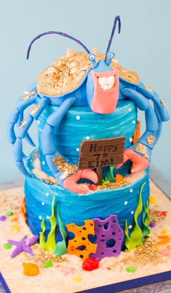 Disney Moana Tamatoa Birthday Cake