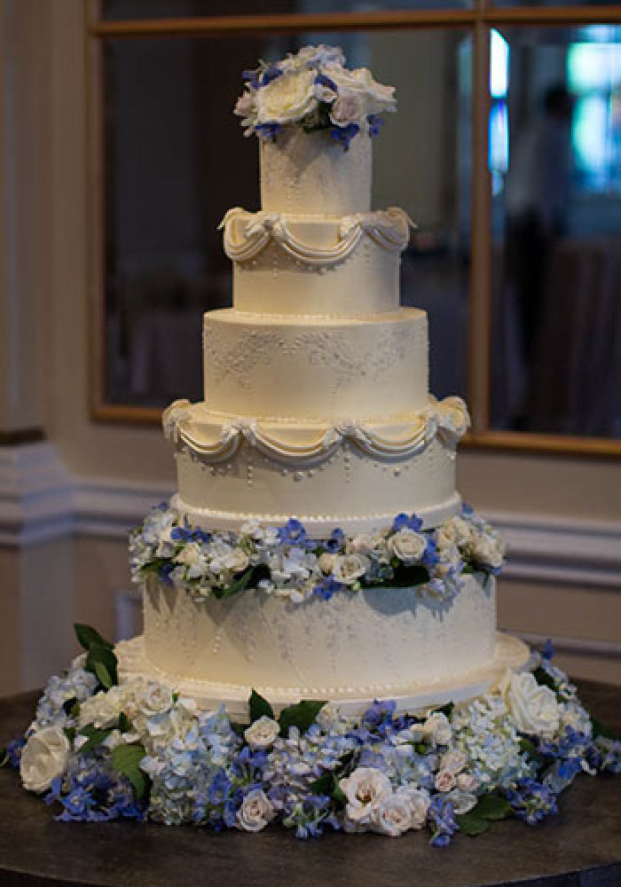 Drape Wedding Cake