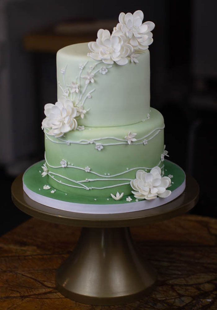 Green Micro Wedding Cake